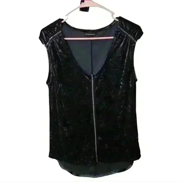 Rock & Republic Tops - Rock and roll republic  crush velvet blouse  black purple Size small